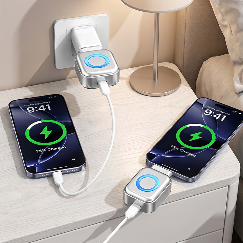 🌞Commencez le printemps en beauté avec 50 % de réduction !⚡Chargeur ultra-rapide 140 W avec arrêt automatique par IA - USB-C PD3.1 - Protection intelligente de la batterie - Compatible avec iPhone, MacBook et tablettes