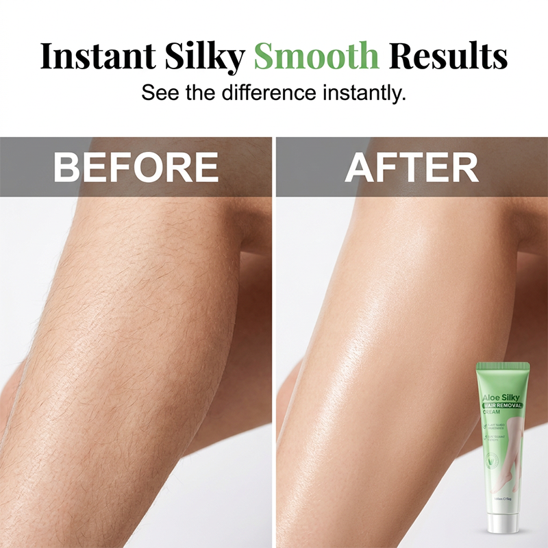 🌿Painless Gentle Aloe Vera Hair Removal Cream
