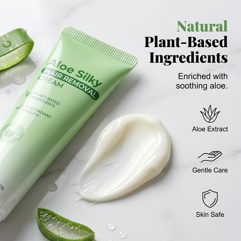 🌿Painless Gentle Aloe Vera Hair Removal Cream