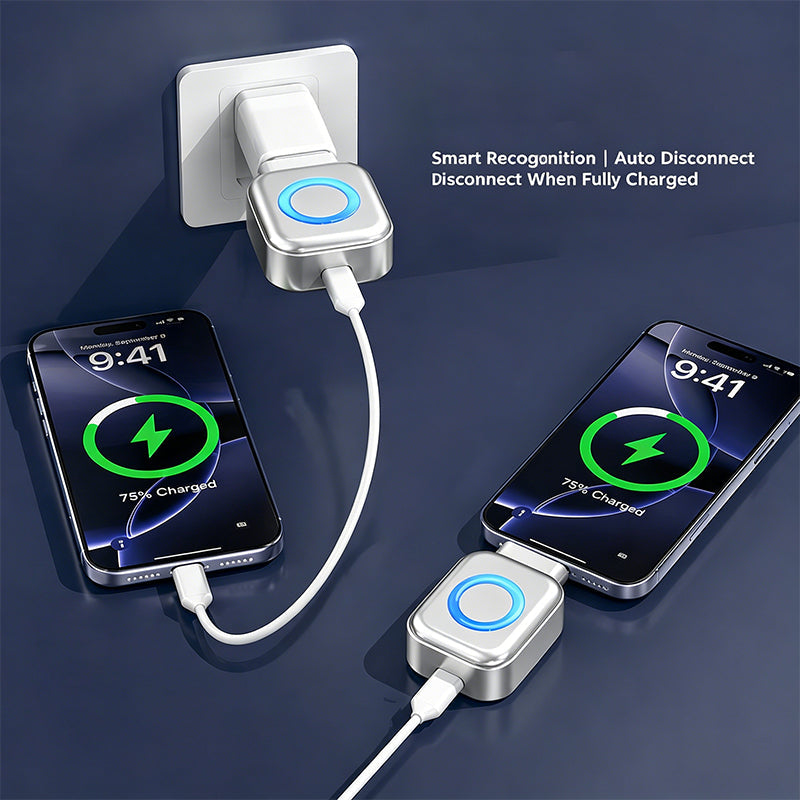 🌞Commencez le printemps en beauté avec 50 % de réduction !⚡Chargeur ultra-rapide 140 W avec arrêt automatique par IA - USB-C PD3.1 - Protection intelligente de la batterie - Compatible avec iPhone, MacBook et tablettes