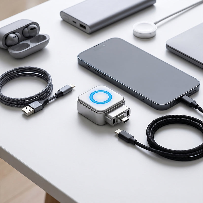 🌞Commencez le printemps en beauté avec 50 % de réduction !⚡Chargeur ultra-rapide 140 W avec arrêt automatique par IA - USB-C PD3.1 - Protection intelligente de la batterie - Compatible avec iPhone, MacBook et tablettes